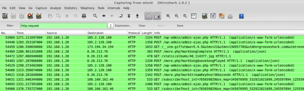 tutorial wireshark filtros http request