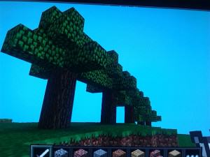 despues de crear los árboles en minecraft