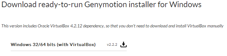 genymotion windows