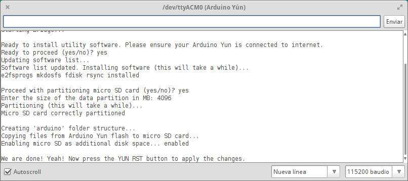 arduino yun expandir memoria flash 6