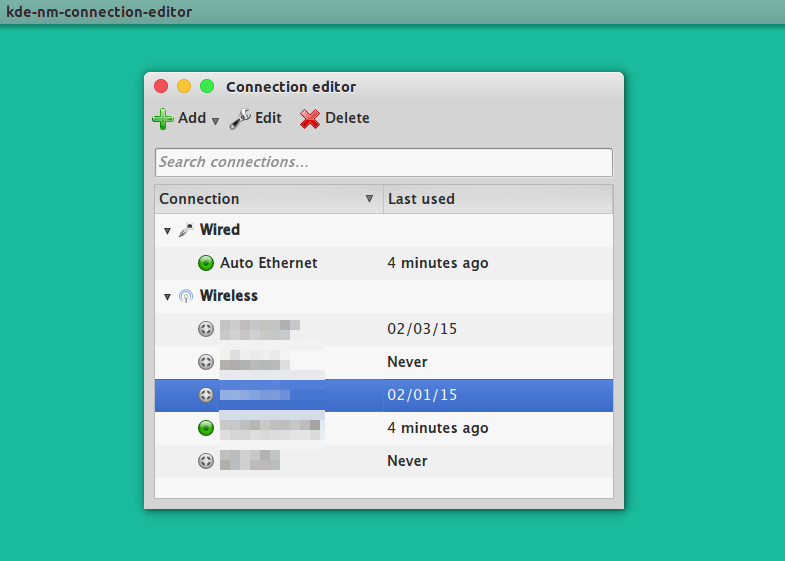 crear punto de acceso linux wifi kde network connection manager internet