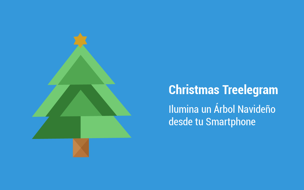 christmas treelegram ilumina un arbol de navidad con tu smartphone y telegram