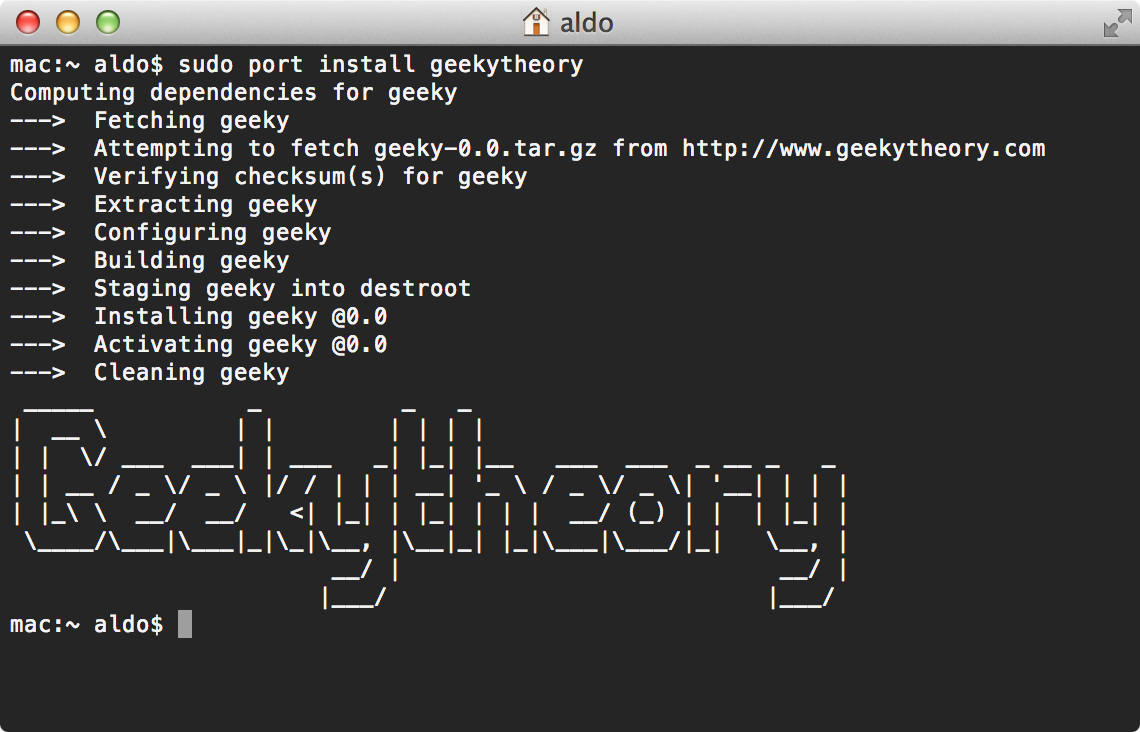 Gestores de paquetes en Mac OS X Gestores de paquetes en Mac OS X