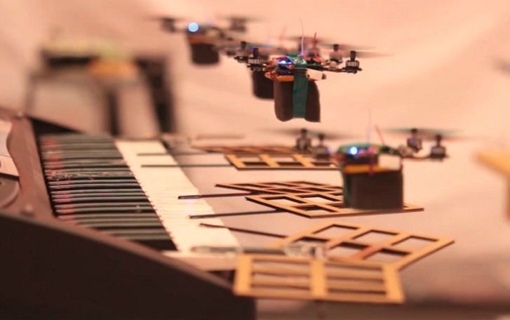 Quadcopters musicales