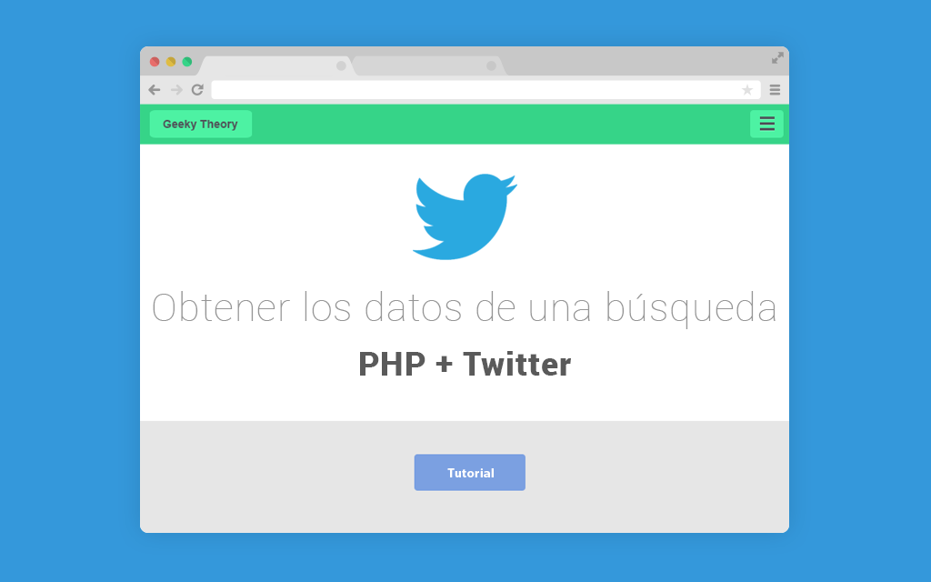 PHP + Twitter: Obtener los datos de una búsqueda