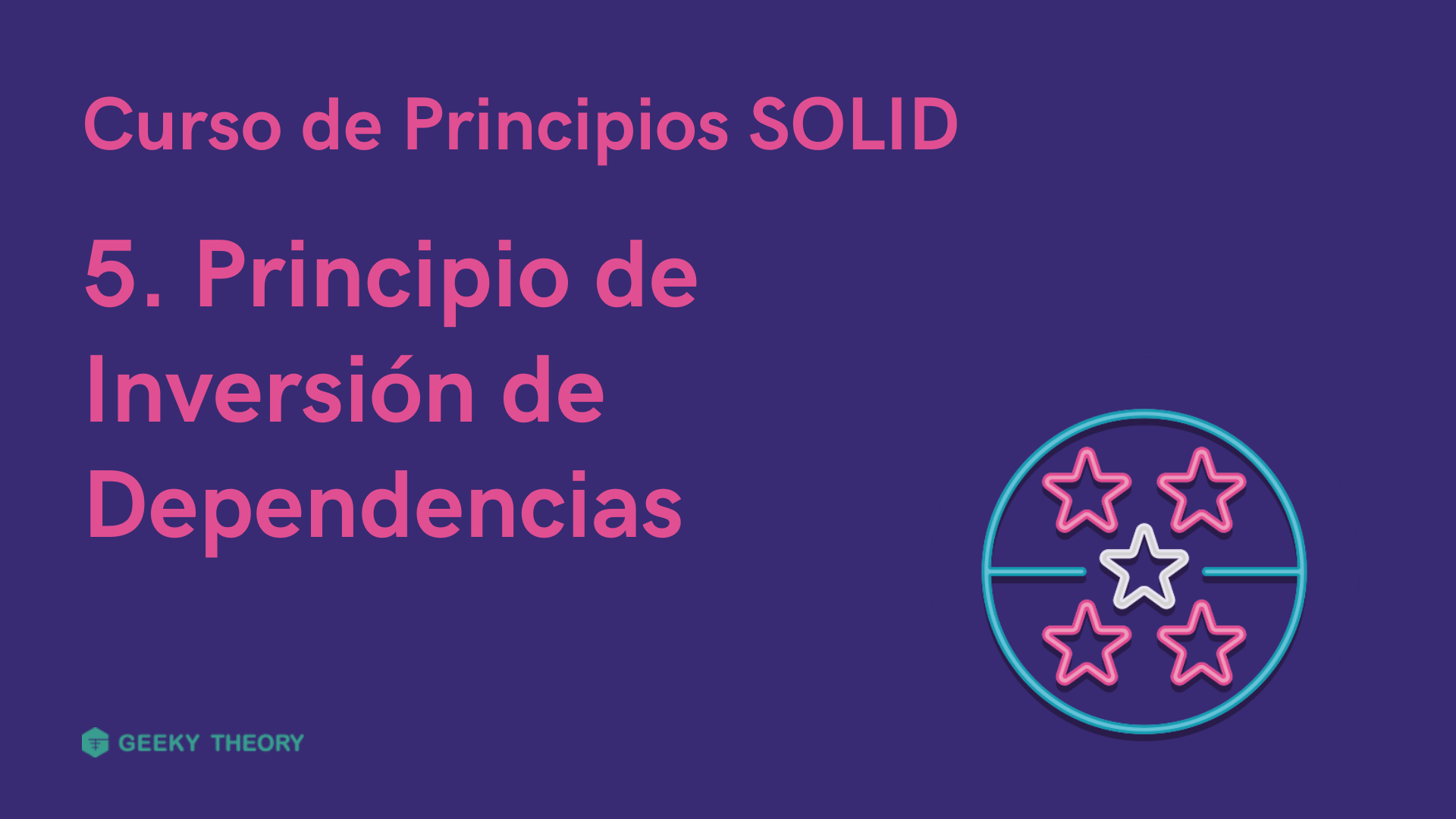 Curso Principios SOLID - 5. Principio de Inversión de Dependencias