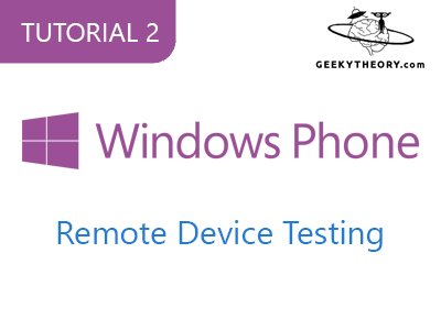 Tutorial Windows Phone - 2. Nokia Remote Device Testing (RDA)