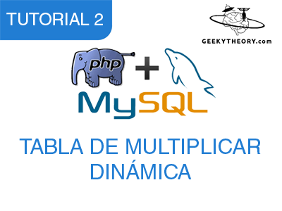 TUTORIAL PHP & MYSQL - 2. Tabla de multiplicar dinámica