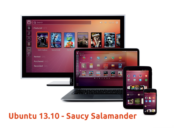 Liberada Ubuntu 13.10 - Saucy Salamander