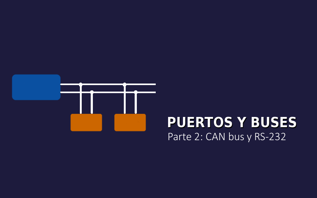 Puertos y Buses 2: CAN bus y RS232